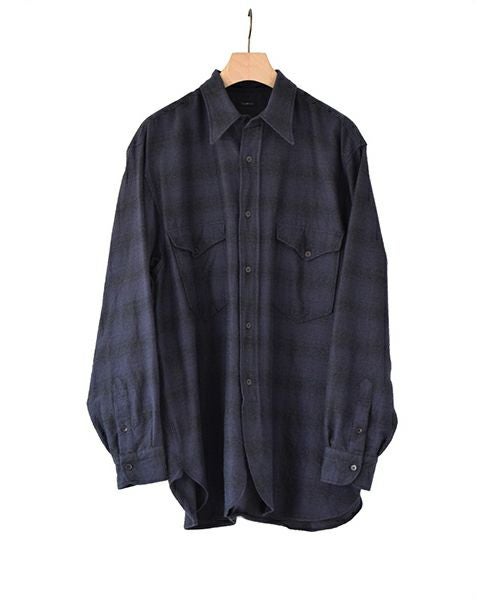 COMOLI＞ウールシルク ワークシャツ(U03-02010) | MAKES ONLINE STORE