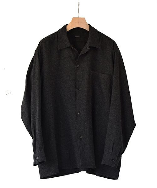 COMOLI＞カシミヤ和紙 オープンカラーシャツ（V01-01006） | MAKES