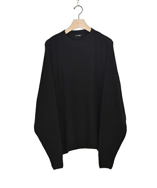カシミヤ クルーネックニット
