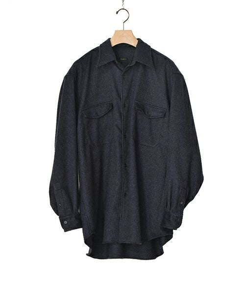 COMOLI＞W/CA ハウンドトゥース CPO （W03-02012） | MAKES ONLINE STORE