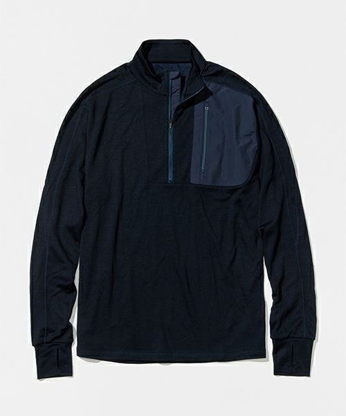 ＜DAIWA LIFESTYLE＞BASELAYER HALFZIP SHIRT