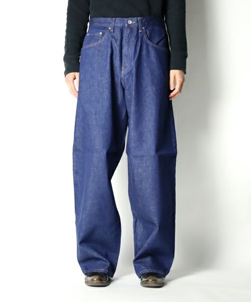 CINOH＞DENIM WIDE TAPERED PANTS | MAKES ONLINE STORE