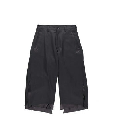 sulvam＞Mid Length Slit Slacks | MAKES ONLINE STORE