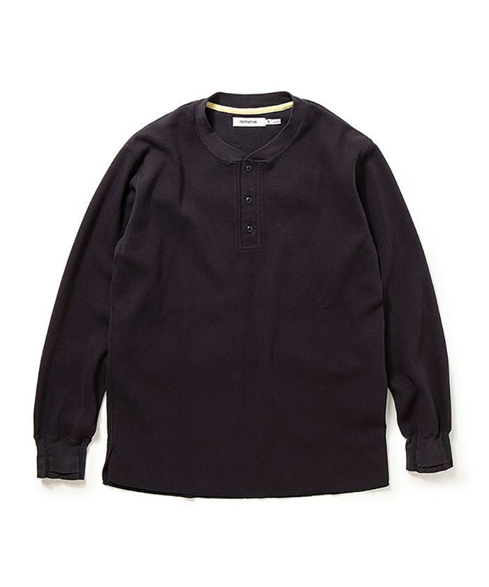 ＜nonnative＞DWELLER HENLEY NECK L/S TEE COTTON THERMAL