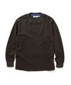 ＜nonnative＞DWELLER HENLEY NECK L/S TEE COTTON THERMAL