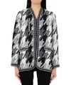 ＜Mame Kurogouchi＞Houndstooth Knitted Jacket