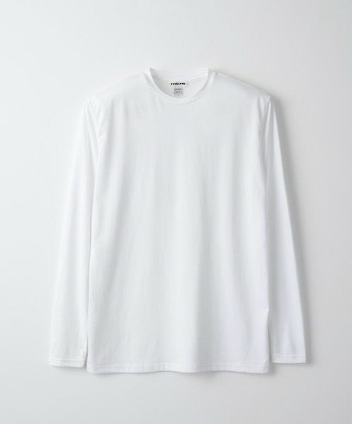 ＜FYNELYNE engineered by LIFiLL＞COTTONY LONG SLEEVE CREW NECK