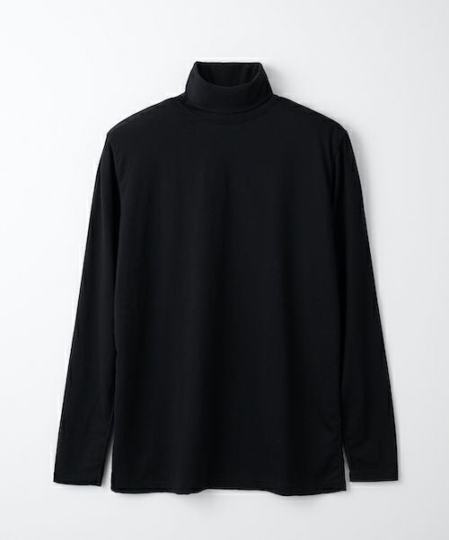 ＜FYNELYNE engineered by LIFiLL＞COTTONY LONG SLEEVE TURTLE NECK