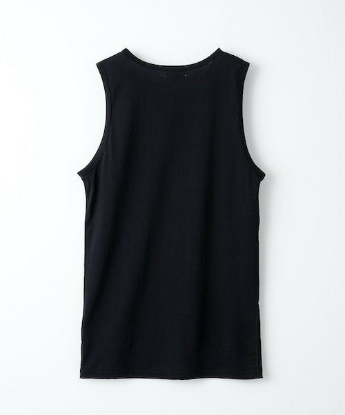 FYNELYNE engineered by LIFiLL＞COTTONY NO SLEEVE ROUND NECK