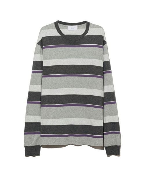 ＜UNUSED＞BORDER L/S T-SHIRT
