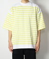 ＜blurhmsROOTSTOCK＞Border Harf-sleeve Tee