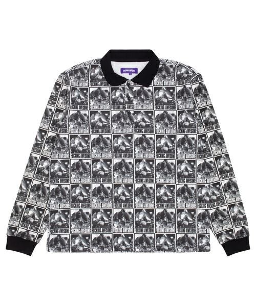 Fucking Awesome＞Blood Baby Long Sleeve Polo | MAKES ONLINE STORE