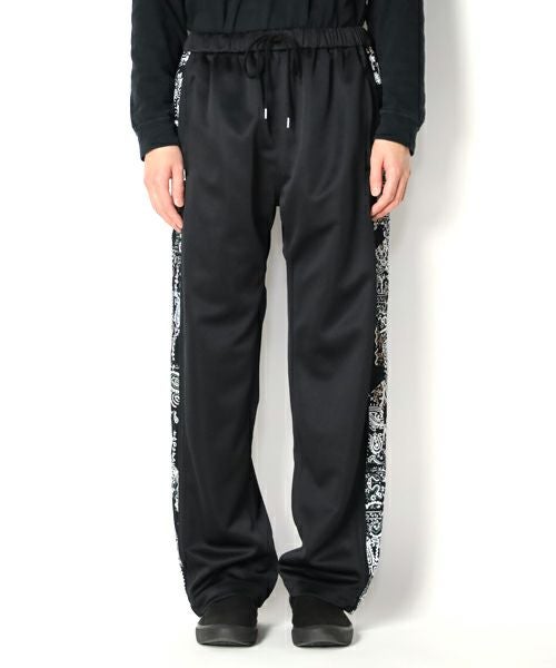 Children of the discordance＞BANDANA PANELED TRACK JERSEY | MAKES
