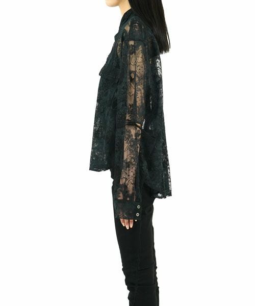 Midorikawa＞LACE PULLOVER SHIRT(MID23SS-SH01) | MAKES ONLINE STORE