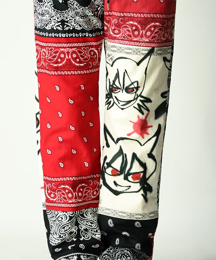 Children of the discordance＞×YAGI BANDANA PATCHWORK PANTS | MAKES