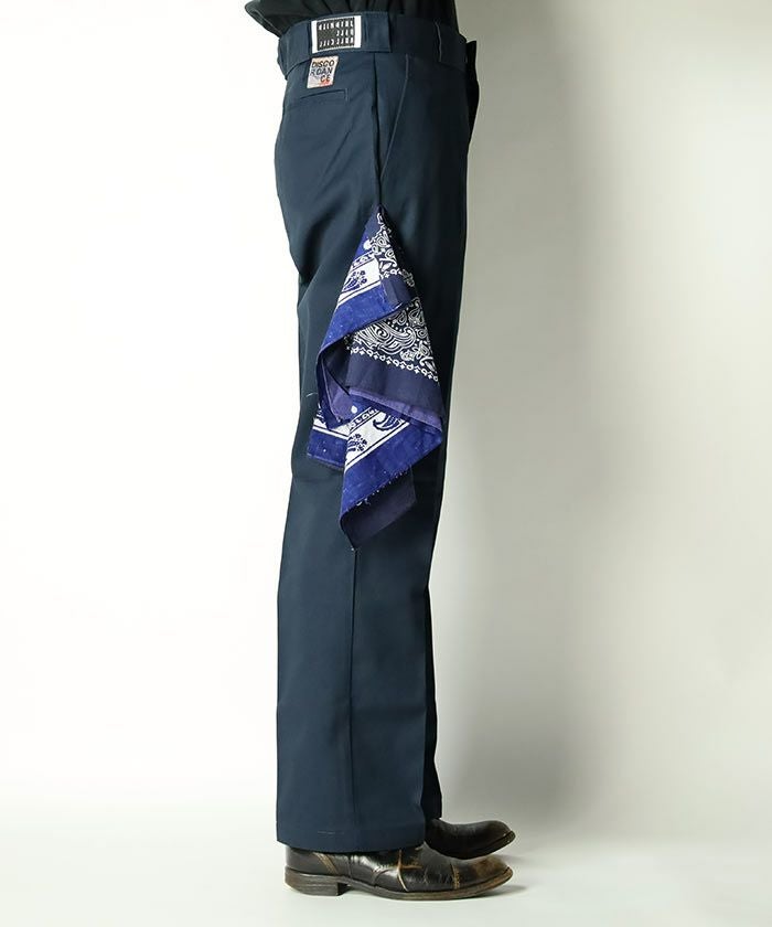 Children of the discordance バンダナ柄　綿パンツ Children of the discordance＞×YAGI BANDANA PATCHWORK PANTS | MAKES