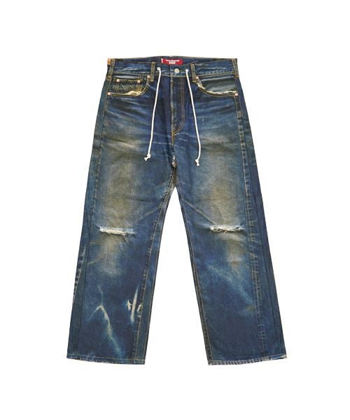 ＜eYe JUNYAWATANABE COMMEdesGARCONS MAN＞綿ツイルプリントLevis Wネーム BerBerJin