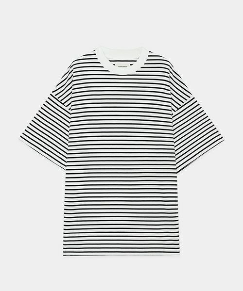 ＜marka ／ MARKAWARE＞ORGANIC PIMA 60//2 STRIPE BOX Tee S/S