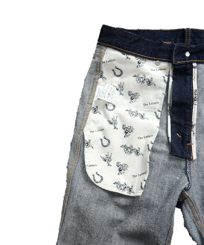 The Letters＞CLASSIC 5 POCKET TAPERED PANTS -WASHED DENIM- | MAKES 