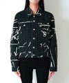 ＜HONEY FUCKING DIJON＞BASQUIAT DENIM JACKET