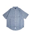 ＜DESCENDANT＞KENNEDY'S CHAMBRAY SHIFT STRIPE SS SHIRT