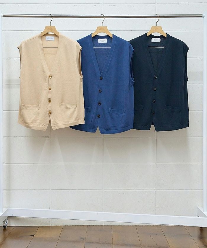 ＜UNUSED＞12G CARDIGAN VEST