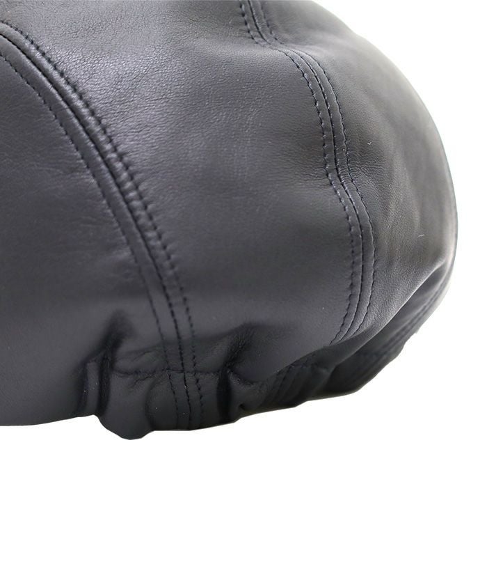 KIJIMA TAKAYUKI＞×KARL DONOGHUE LAMB LEATHER JET CAP(ENTRAFINO