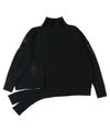 ＜sulvam＞Mesh asymmetry knit