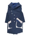 ＜sulvam＞Wool-denim loose neck over coat