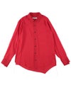 ＜sulvam＞Asymmetry stand collar shirt