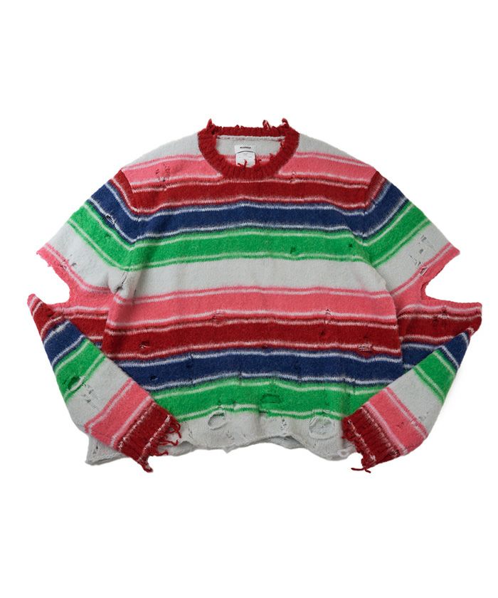 【doublet】STRIPE OVERSIZE PULLOVER 23aw doublet＞STRIPE OVERSIZE PULLOVER | MAKES ONLINE STORE