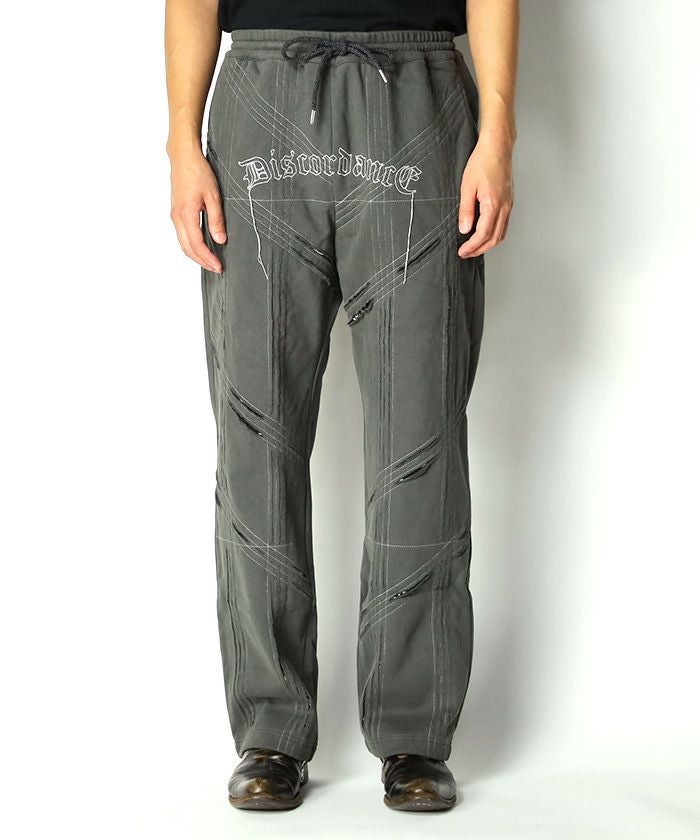 Children of the discordance＞HOLLOW OUT SWEAT PANTS B | MAKES