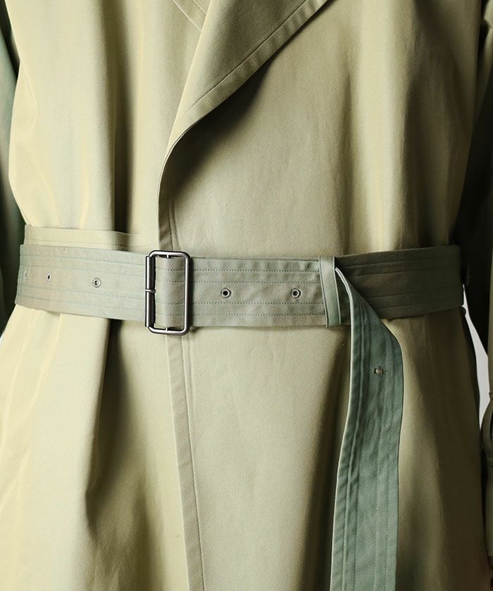 blurhms＞Gabardine Double Belt Trench Coat | MAKES ONLINE STORE