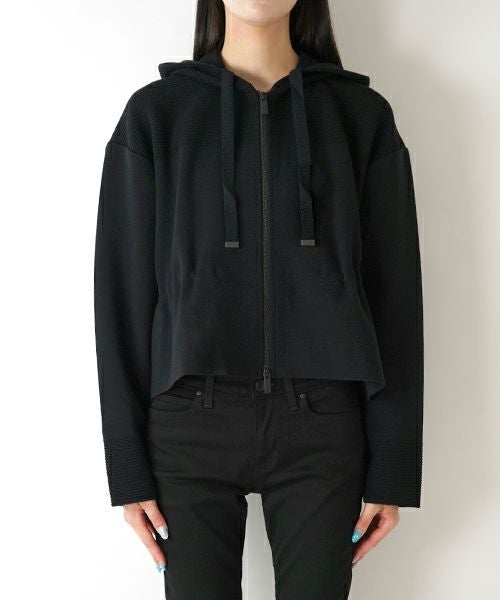 CFCL＞TW MILAN RIB CROPPED HOODIE | MAKES ONLINE STORE