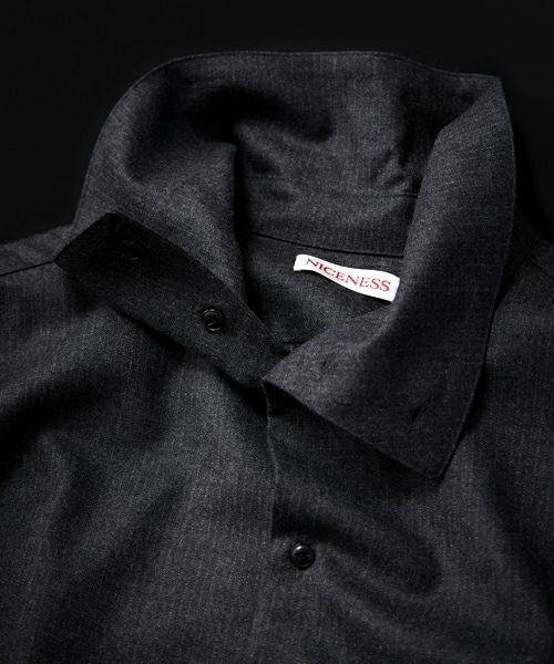 NICENESS＞LAURENCE ハイネックオペラシャツ | MAKES ONLINE STORE