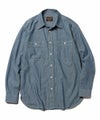 ＜MR.OLIVE＞5oz VINTAGE CHAMBRAY / UTILITY SHIRT