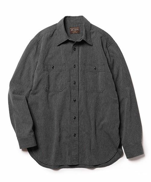 ＜MR.OLIVE＞5oz VINTAGE CHAMBRAY / UTILITY SHIRT