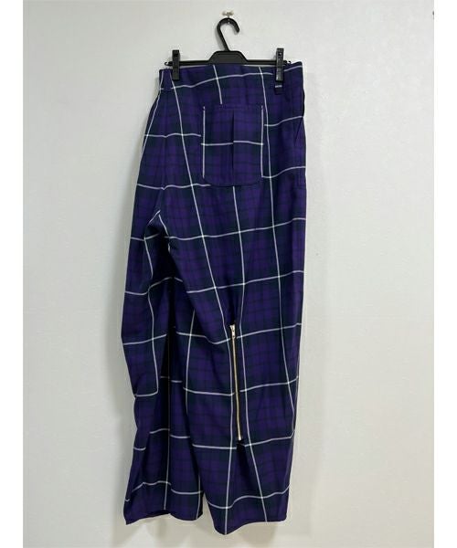 KIDILL＞WIDE BONDAGE PANTS BRITISH TARTAN | MAKES ONLINE STORE