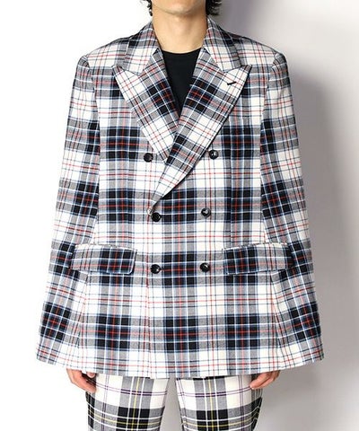 COMME des GARCONS HOMME PLUS＞チェックジャケットケープ | MAKES 