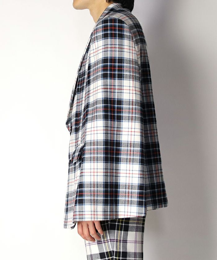 激レア1984年COMME des GARCONS グレンチェックジャケット COMME des GARCONS HOMME DEUXグレンチェックジャケット - メルカリ