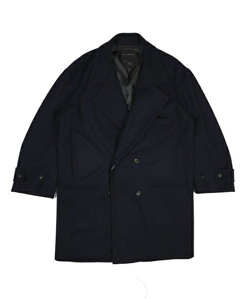 未使用級/22AW● CINOH チノ ボンディングメルトン チェスターコート CINOH（チノ）の「CINOH/チノ/BONDING MELTON HALF COAT（チェスター