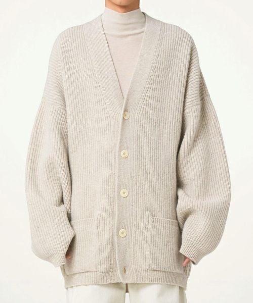 LEMAIRE＞FELTED CARDIGAN COAT (CO1040LK085) | MAKES ONLINE STORE