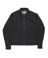 ＜The Letters＞WESTERN CUT OUT ZIP JACKET -WOOL LINEN HERRINGBONE-