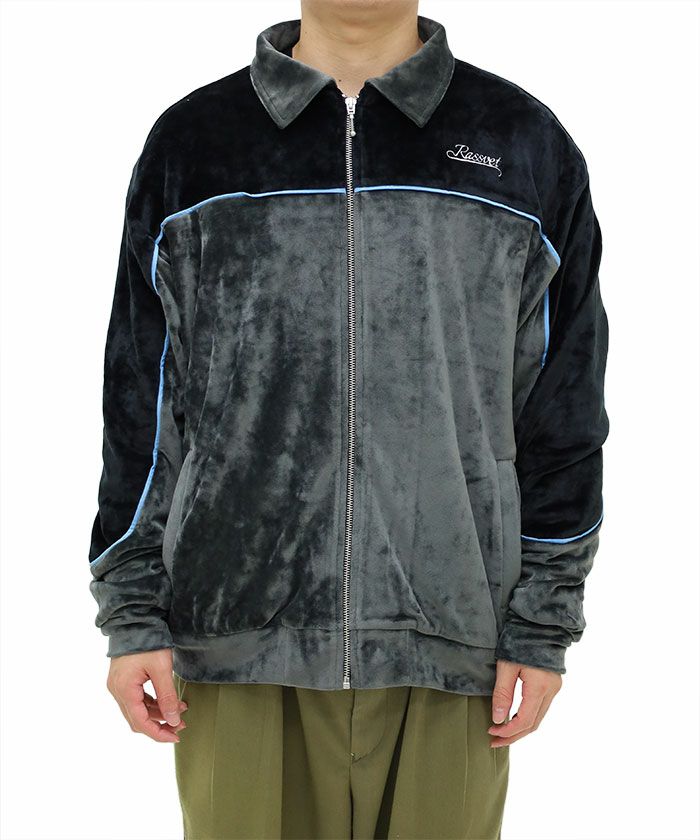 RASSVET＞VELOURS SPORTS JACKET KNIT | MAKES ONLINE STORE