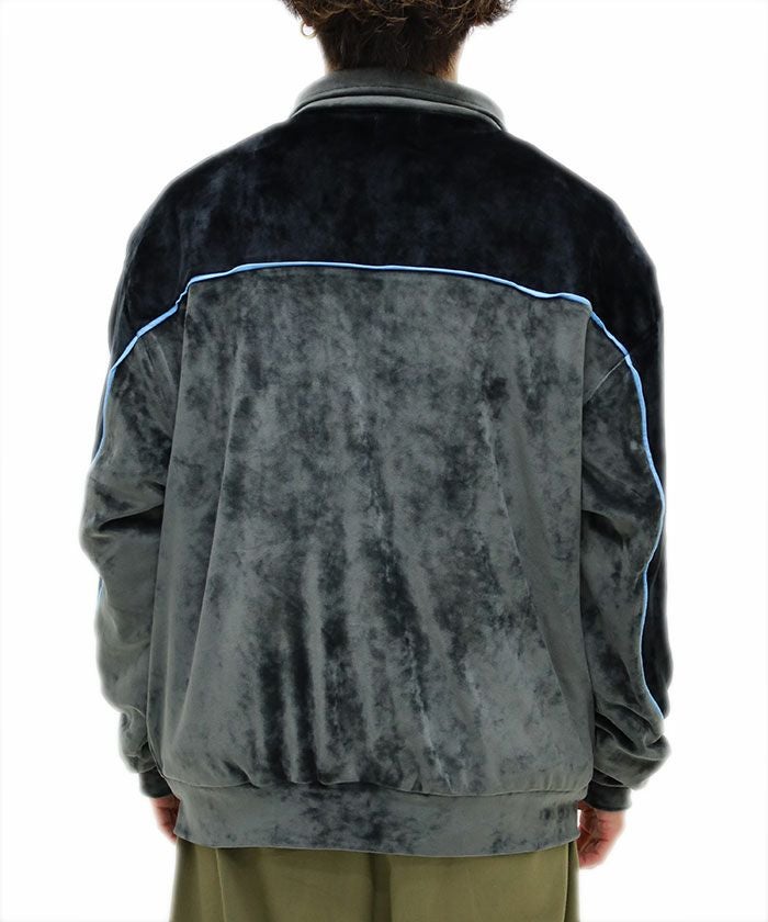 RASSVET＞VELOURS SPORTS JACKET KNIT | MAKES ONLINE STORE