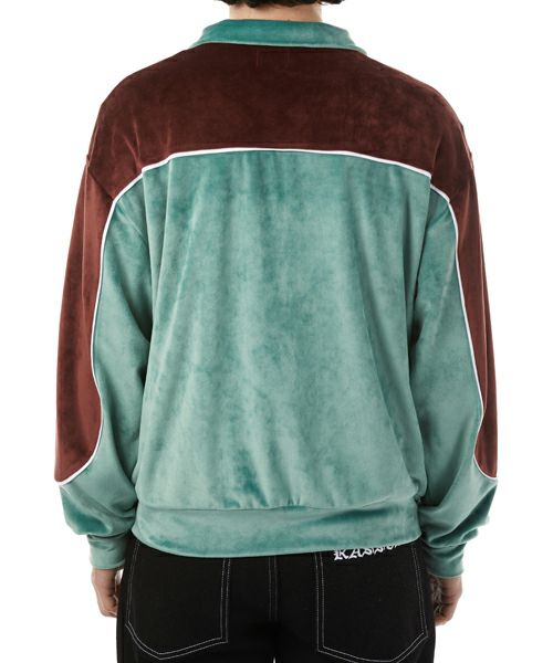 RASSVET＞VELOURS SPORTS JACKET KNIT | MAKES ONLINE STORE