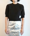 ＜Meryll Rogge＞SHORT SLEEVE DOUBLE FACED SWEATER