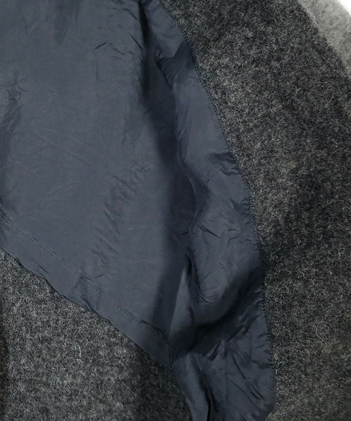 COMMEdesGARCONS SHIRT＞WOOL NYLON SERGE GARMENT MILLED JACKET (FL