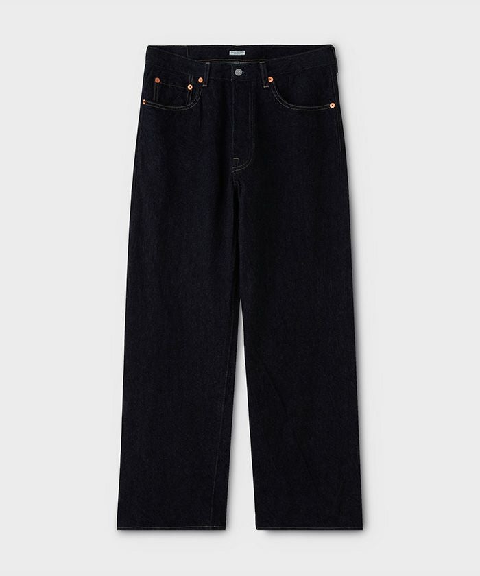 PHIGVEL フィグベル CLASSIC JEANS (WIDE) BLACK PHIGVEL（フィグベル）｜Classic Jeans “301” (Wide)- BLACK – anemoscope