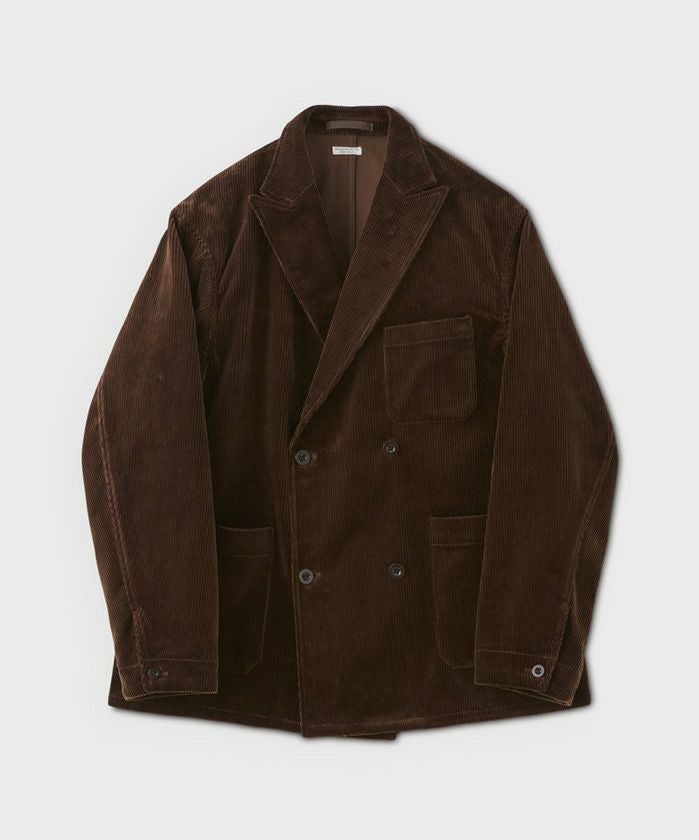 PHIGVEL＞Corduroy Double-Breasted Jacket | MAKES ONLINE STORE